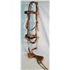 Image 2 : Flower tooled bridle w/Crockett Renalde silver mtd bit