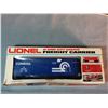 Image 4 : Lionel O gauge: 3 cabooses, tank car and box car, all NIB, and assorted used O gauge track