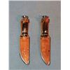 Image 2 : 2 Edge Mark hunting knives, new, both 4" w/sheaths