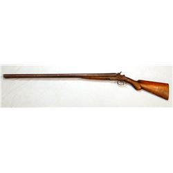 J Manton, London dble barrel shotgun, ext. hammers., 12 ga., 32" bbl., wall hanger