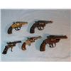 Image 1 : Group of 6 older hand guns: S & W .38, sn: 543257; US Revolver .32, sn: 47441; Young America DA .22,