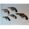 Image 2 : Group of 6 older hand guns: S & W .38, sn: 543257; US Revolver .32, sn: 47441; Young America DA .22,