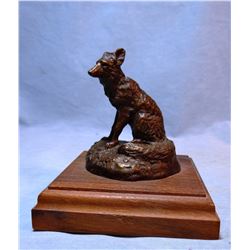 Scriver, Bob bronze, Red Fox, 1974, 215/250, 3" h x 2 1/2" and Rex's Gopher, 1974, 173/250, 3" h x 3