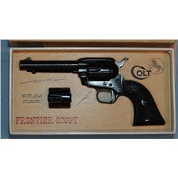 Colt Single Action Frontier Scout, .22 LR, 2 cylinders., 4 3/4" bbl., sn: 189381F, NIB