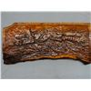 Image 1 : Custer Battlefield relief carving on pine, 12" x 28", exceptional detail