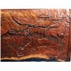Image 3 : Custer Battlefield relief carving on pine, 12" x 28", exceptional detail