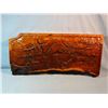 Image 5 : Custer Battlefield relief carving on pine, 12" x 28", exceptional detail