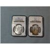 Image 1 : 2 Morgan dollars, 1883-O and 1885-O, both NGC MS 63