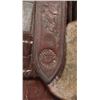 Image 2 : Visalia-marked full flower tooled bridle w/iron bit, marked at end of billet