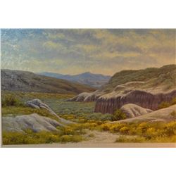 Fritz, Charles, oil on canvas, Wyoming Coulee, 16" x 24", est. $3000-4000