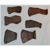 Image 3 : 6 Middle Missouri River Village trade axes, lacquered