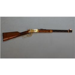 Win. 94AE .30-30, Davey Allison Comm. #135/500, Gold plated & etched receiver, fancy carved wood, A