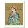 Image 1 : "Festival Kimono" Limited Edition Serigraph by Edna Hibel (1917-2014), Numbered and Hand Signed with