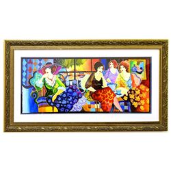 Patricia Govezensky- Original Watercolor "Party of Four"