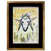 Image 1 : Menashe Kadishman- Pastel on Paper "Untitled"
