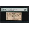 Image 1 : 5 Cent 1863 Raleigh NC Obsolete Note PMG 64EPQ
