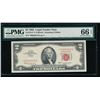 Image 1 : 1963 $2 Legal Tender STAR Note PMG 66EPQ