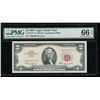 Image 1 : 1963 $2 Legal Tender STAR Note PMG 66EPQ