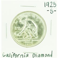 1925-S California Diamond Commemorative Half Dollar Coin