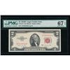 Image 1 : 1953B $2 Legal Tender Note PMG 67EPQ