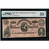 Image 1 : 1864 $100 Confederate States of America Note PMG 35EPQ