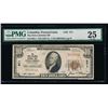Image 1 : 1929 $10 Columbia National Bank Note PMG 25