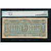 Image 2 : 1864 $100 Confederate States of America Note PMG 64