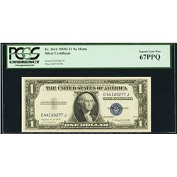 1935G $1 Silver Certificate PCGS 67PPQ