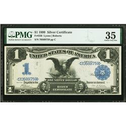 1899 $1 Black Eagle Silver Certificate PMG 35