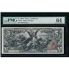 Image 1 : 1896 $5 Educational Silver Certificate PMG 64