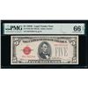 Image 1 : 1928E $5 Legal Tender Note PMG 66EPQ