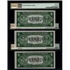 Image 2 : 1935A $1 Consecutive Hawaii Silver Certificates PMG 64EPQ