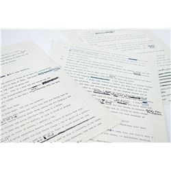 Bob Dylan Hand-Annotated 1971 Interview Transcript (All Tapes, First Correction)