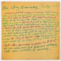 Moondog 'The Story of Moondog' Album