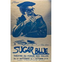 Sugar Blue Signed Poster and Interview Tapes