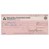 Image 1 : George Harrison Signed Check