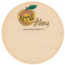 Beatles Apple Film Canister Stickers