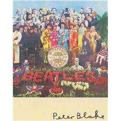 Peter Blake Signed Photograph