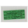 Image 1 : Bob Dylan 1966 Pittsburgh Unused Ticket