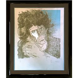 Ronnie Wood Signed Lithograph of Keith Richards (1/1)