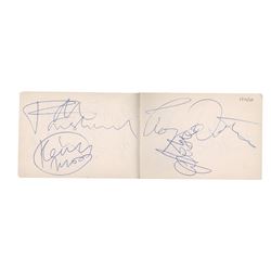The Who Twice-Signed Autograph Book