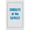Image 1 : The Who 1967 'Sundays at the Saville' Program