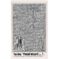 The Who and Chuck Berry 1969 Fillmore East Program