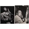 Image 1 : Charlie Parker and Ben Webster Photographs by Herman Leonard