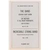 Image 1 : The Band Fillmore East Program
