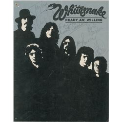 Whitesnake Signed Program