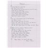 Image 1 : Noel Gallagher Handwritten Lyrics for (What's the Story) Morning Glory?