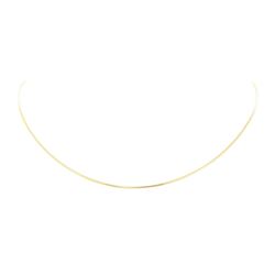 18 Inch Rounded Snake Chain - 14KT Yellow Gold