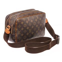 Louis Vuitton Monogram Canvas Leather Reporter PM Bag