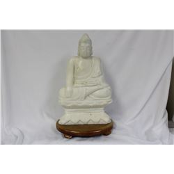 A Chinese Solid Marble Statue